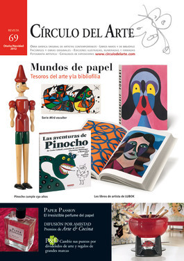 Portada de la Revista 69: Mundos de papel. Tesoros del arte y la bibliofilia